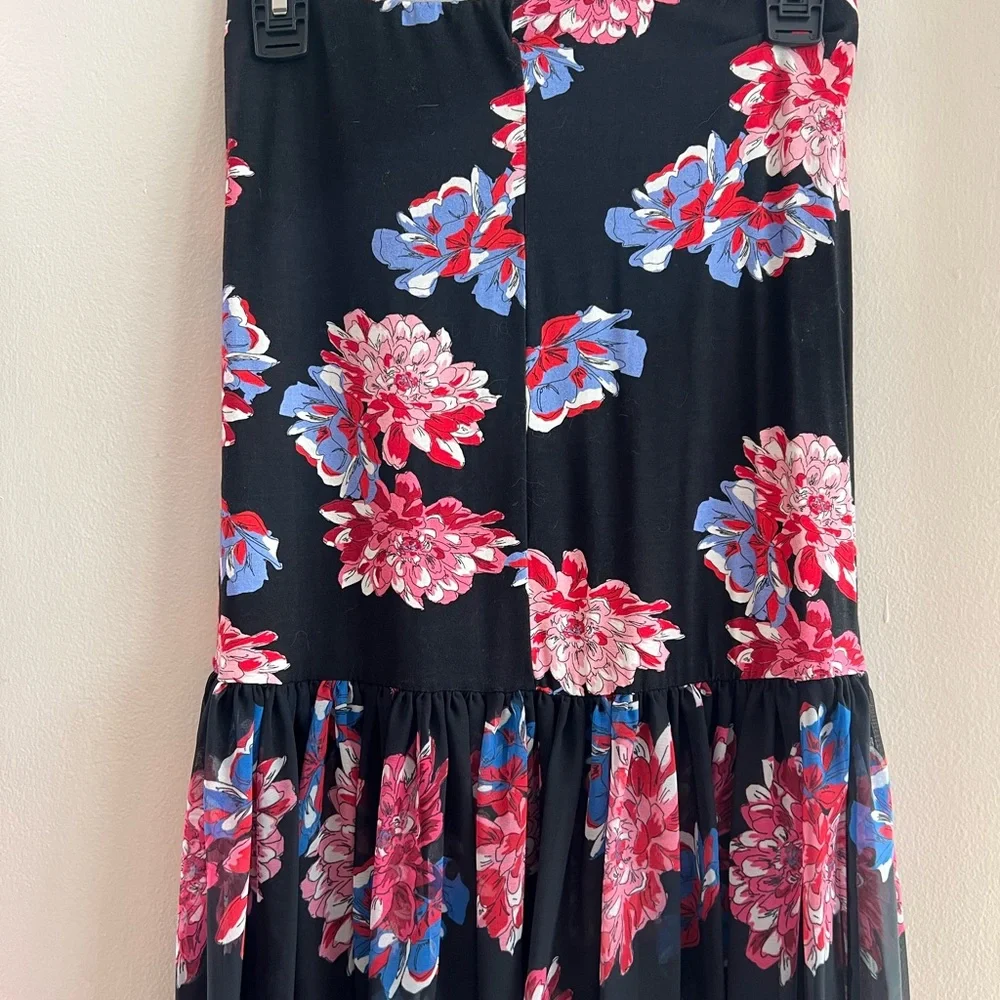 Free People Mermaid Semi-Sheer Maxi Skirt Floral - Picture 7 of 15